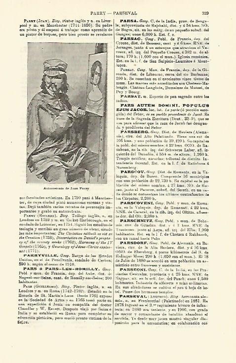 LAMINA ESPASA 23387: Autorretrato de Juan Parry