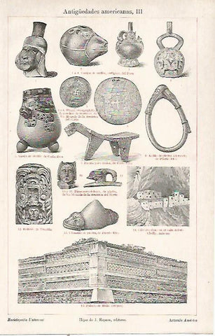 LAMINA ESPASA 23681: Antiguedades americanas II