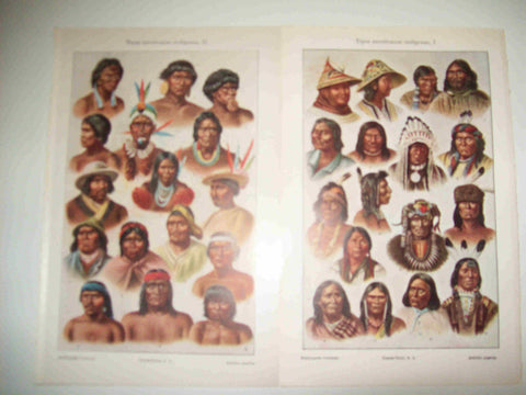 LAMINA ESPASA 23684: Indigenas de America