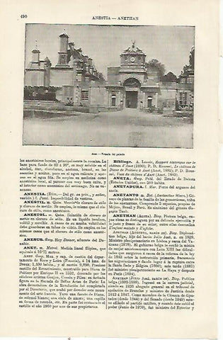 LAMINA ESPASA 23768: Palacio de Anet