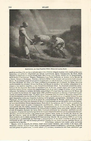 LAMINA ESPASA 23991: Gavilladores por Millet