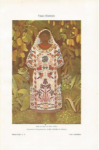LAMINA ESPASA 24402: India en traje de fiesta por Ramon Cano