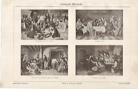 LAMINA ESPASA 24921: Pinturas de Gebhardt