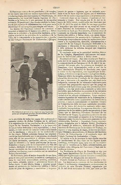LAMINA ESPASA 24992: Ciego de Belgica