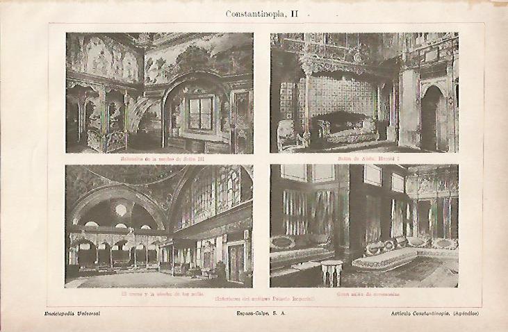 LAMINA ESPASA 25016: Palacio Imperial en Estambul