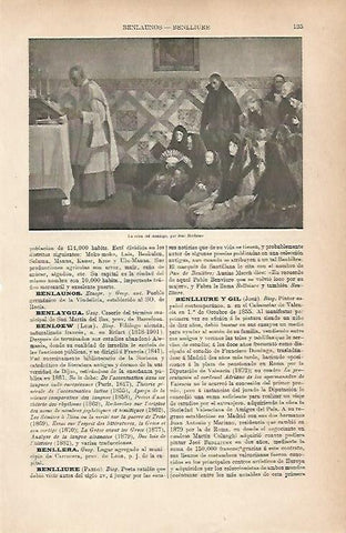 LAMINA ESPASA 25142: La misa del domingo por Jose Benlliure