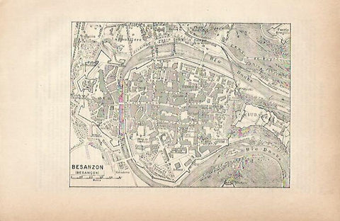 LAMINA ESPASA 25206: Plano de Besanzon