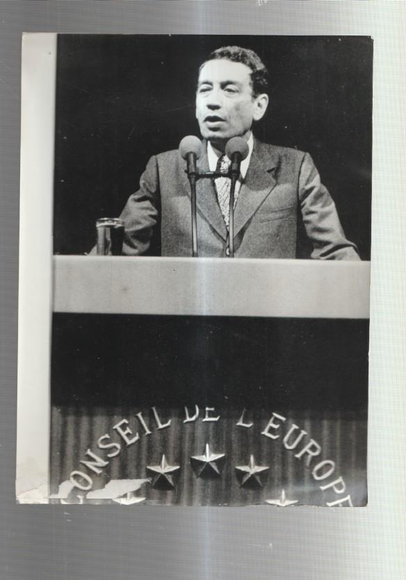 Foto Prensa numero 207: Boutros Ghali ministro egipcio asuntos exteriores