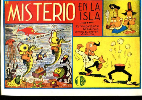 Facsimil El Profesor Magnus contra Dr.Cicuta : Misterio en la isla