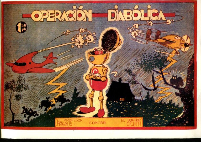 Facsimil El Profesor Magnus contra Dr.Cicuta :  Operacion diabolica