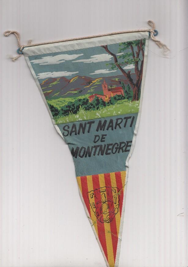 BANDERIN: SANT CELONI - Ilustracion de la Iglesia de Sant Marti del Montnegre