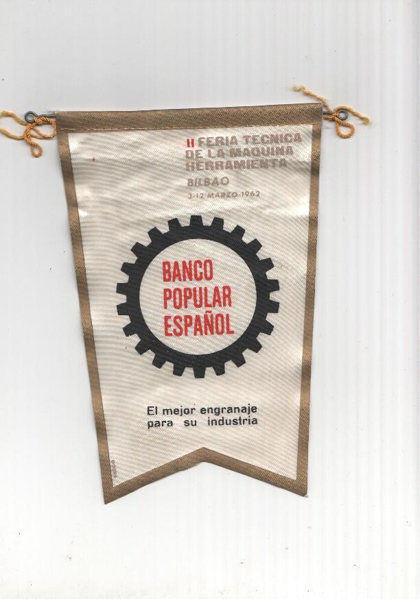 BANDERIN: II FERIA TECNICA DE LA MAQUINA HERRAMIENTA de Bilbao (3-12 Marzo de 1962)