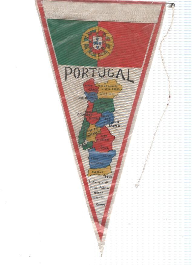 BANDERIN: PORTO (Portugal) - Ilustracion en blanco y negro de la plaza de la Libertad y la Catedral de Porto