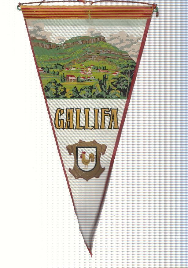 BANDERIN: GALLIFA, Barcelona - Ilustracion general y escudo de la localidad