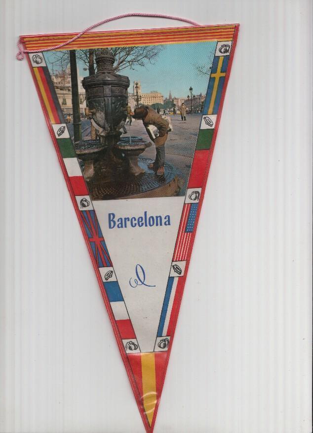 Banderin: BARCELONA - Imagen de la FUENTE DE CANALETES