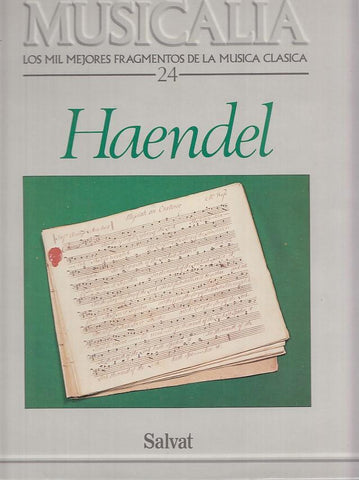 LP: Musicalia numero 24: Haendel