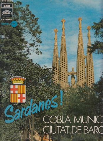 LP - Sardanes, Cobla Municipal de la Ciutat de , serie azul