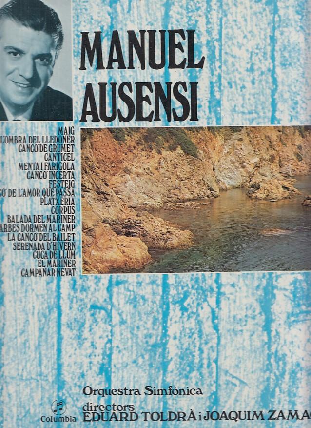 LP - Manuel Asensi canta cansons de Eduard Toldra o Joaquim Zamacois