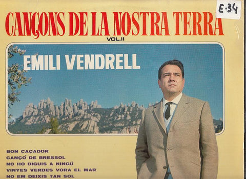 LP - Emili Vendrell: Cançons de la nostre terra, Vol. II