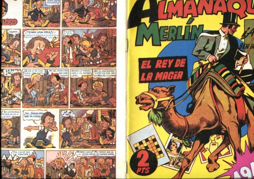 Facsimil: Mandrake almanaque 1944: Lewis y el dentista