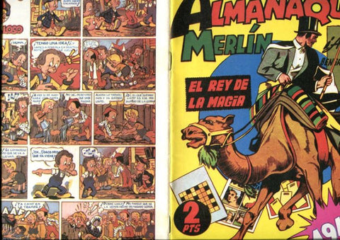 Facsimil: Mandrake almanaque 1944: Lewis y el dentista
