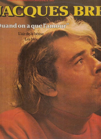 LP - Jacques Breel, Quand on a que amour