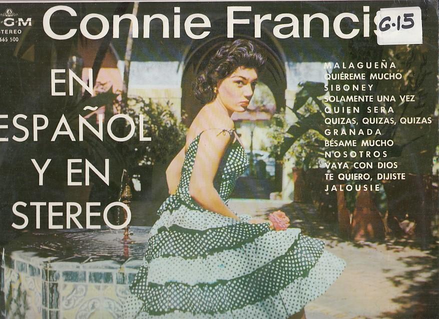 LP - Connie Francis  canta en español y en Stereo