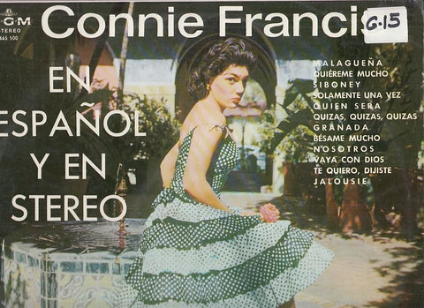 LP - Connie Francis  canta en español y en Stereo