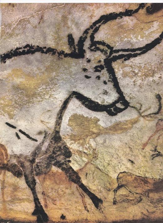 LAMINA 6575: Un toro de Lascaux