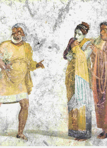 LAMINA 6586: Escena teatral comica