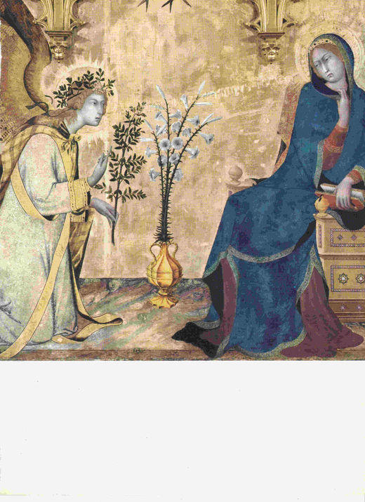 LAMINA 6595:  Simone Martini Anunciacion