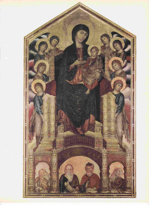 LAMINA 6598: Cimabue Maesta de Santa Trinita