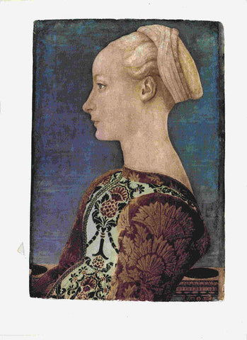 LAMINA 6623: Antonio Pollaiolo Retrato de dama noble