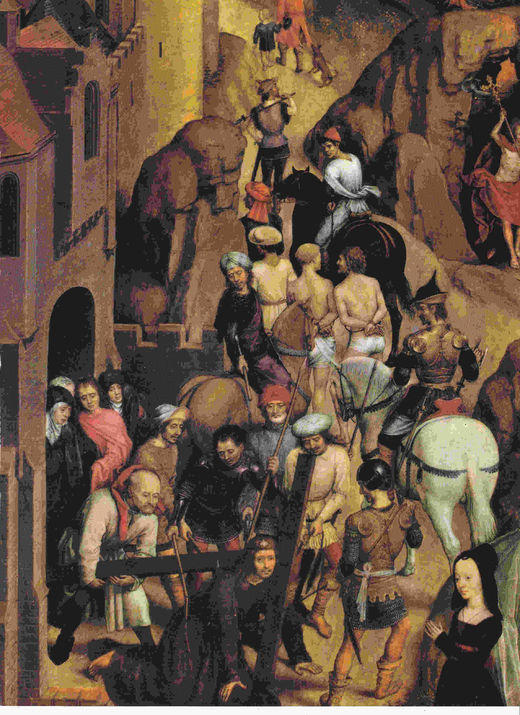 LAMINA 6627: Hans Memling Historias de la Pasion detalle