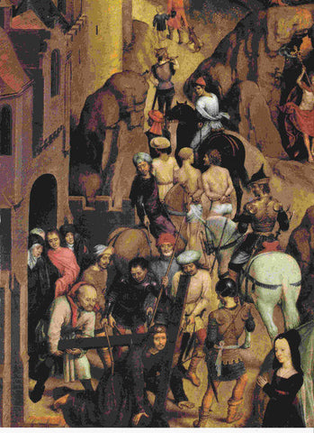 LAMINA 6627: Hans Memling Historias de la Pasion detalle