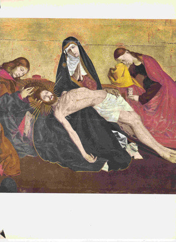 LAMINA 6631: La Pieta de Aviñon detalle