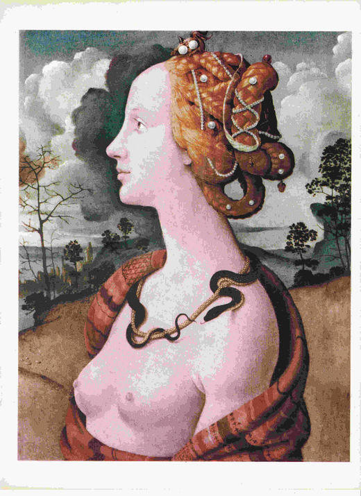 LAMINA 6636: Pedro di Cosimo Retrato de Simonetta Vespucci