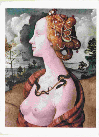 LAMINA 6636: Pedro di Cosimo Retrato de Simonetta Vespucci