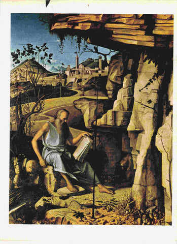 LAMINA 6644: Giovanni Bellini San Jeronimo en el desierto