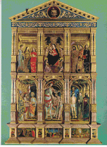 LAMINA 6648: Bernardino Butinone y Bernardino Zenale Retablo de San Martino