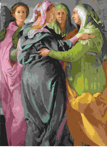 LAMINA 6675: Jacopo Pontormo Visitacion