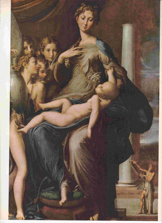 LAMINA 6676: Francesco Mazzola llamado el Parmigianino La madona del largo cuello