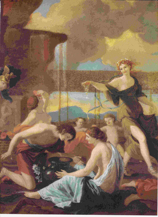LAMINA 6684: Nicolas Poussin El reino de Flora