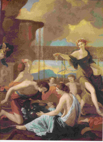LAMINA 6684: Nicolas Poussin El reino de Flora
