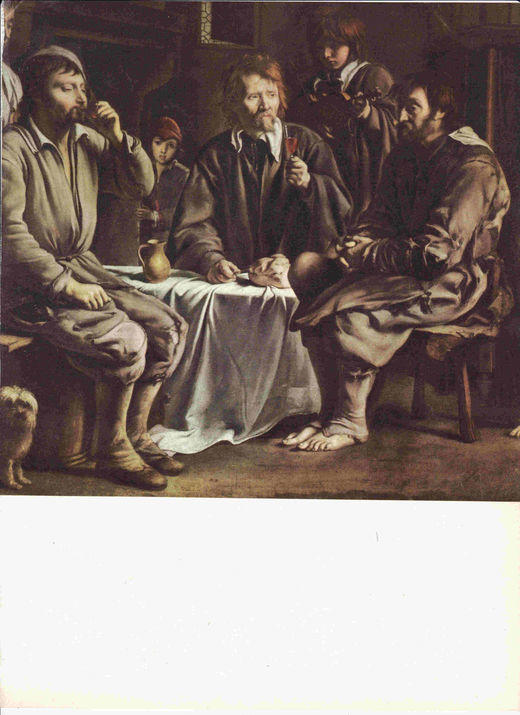 LAMINA 6687: Louis Le Nain La comida de los campesinos