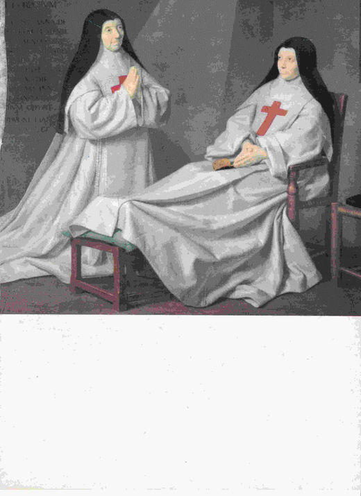 LAMINA 6688: Philippe de Champaigne La madre Catherine-Agnes Arnaud y sor Catherine de Sainte-Suzanne