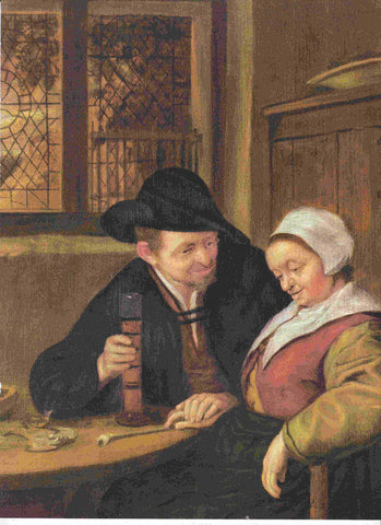 LAMINA 6700: Adriaen Van Ostade La tierna conversacion