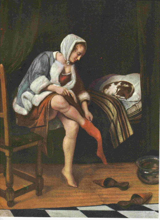 LAMINA 6706: Jan Steen Toilette de la mañana