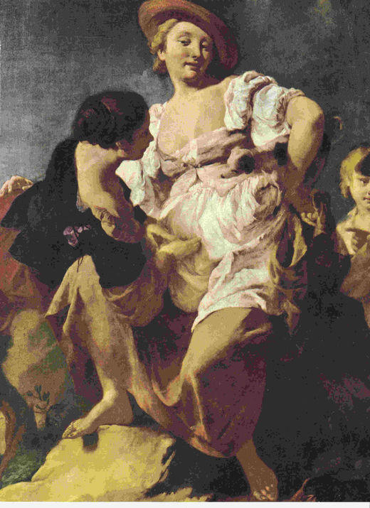 LAMINA 6708: Giambattista Piazzetta La adivina