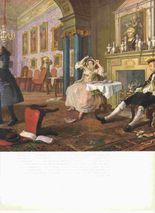 LAMINA 6714: William Hogarth Poco despues de la boda